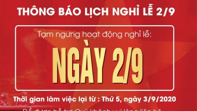 Photo of Công ty Dekey Việt Nam thông báo thời gian nghỉ lễ 2-9