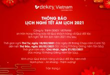 Photo of Công ty TNHH DEKEY VIET NAM Thông báo lịch nghỉ Tết Âm lịch 2021.