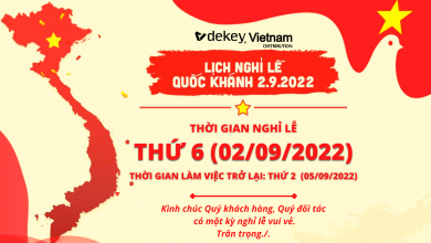 Photo of DEKEY VIETNAM – Thông báo lịch nghỉ lễ Quốc Khánh 02/09/2022