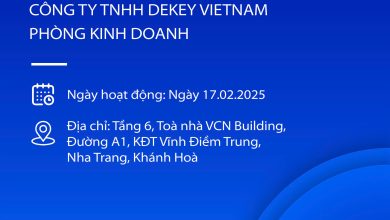 Photo of THÔNG BÁO DI DỜI ĐỊA ĐIỂM CÔNG TY TNHH DEKEY VIETNAM – PHÒNG KINH DOANH