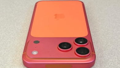 Photo of iPhone 17 Pro Max màu cam biến thành “màu công chúa”