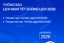 Photo of DEKEY Vietnam – Thông báo lịch nghỉ Tết Dương Lịch 2026