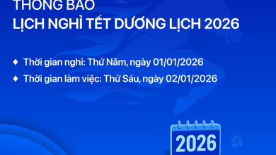 Photo of DEKEY Vietnam – Thông báo lịch nghỉ Tết Dương Lịch 2026
