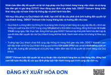 Photo of DEKEY Vietnam – Thông báo về việc đăng kí thông tin xuất hóa đơn giá trị gia tăng